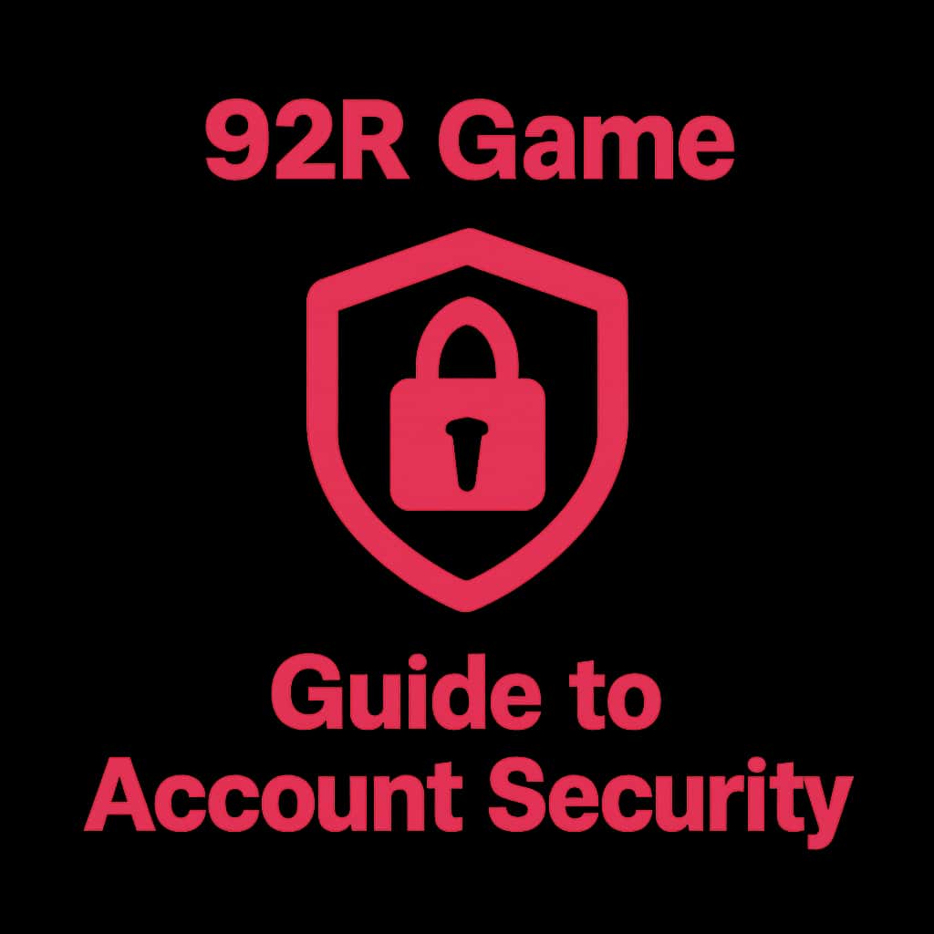 An informative icon symbolizing account security for 92R Game.