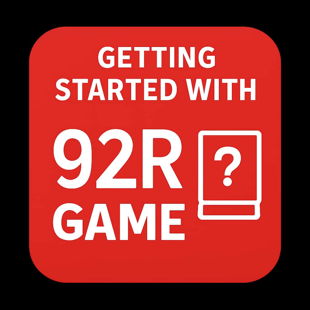 An icon representing guidance for 92R Game setup.