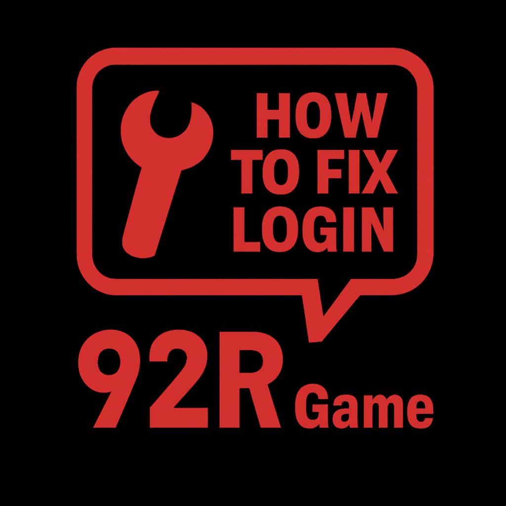 An icon symbolizing assistance for 92R Game login issues.