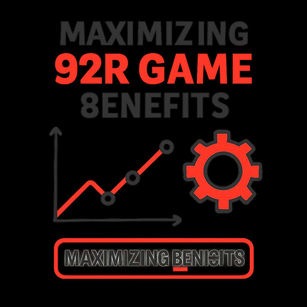 An educational diagram explaining strategies for maximizing 92R Game benefits.