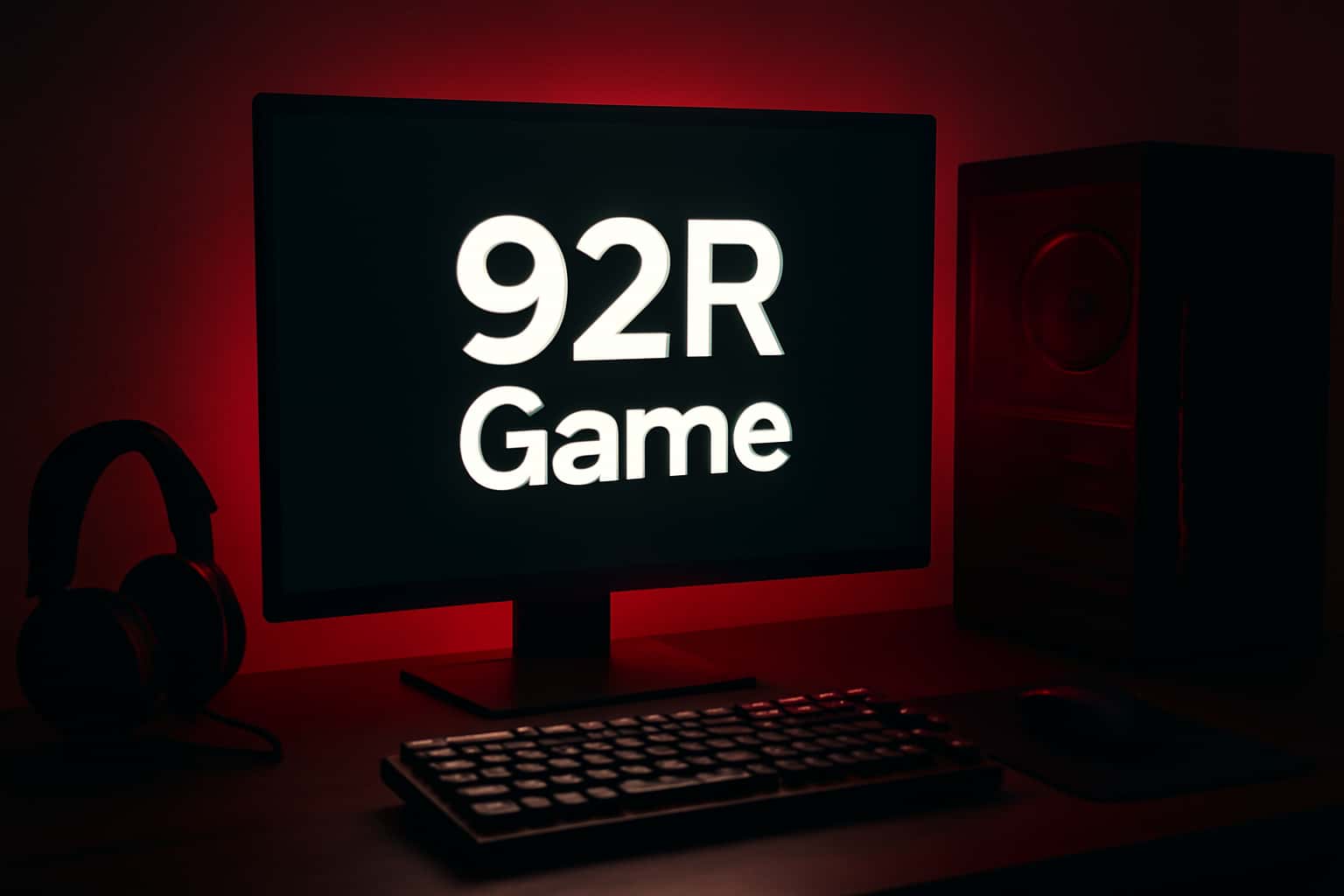 A secure gaming environment showcasing the importance of protecting your 92R Game account.