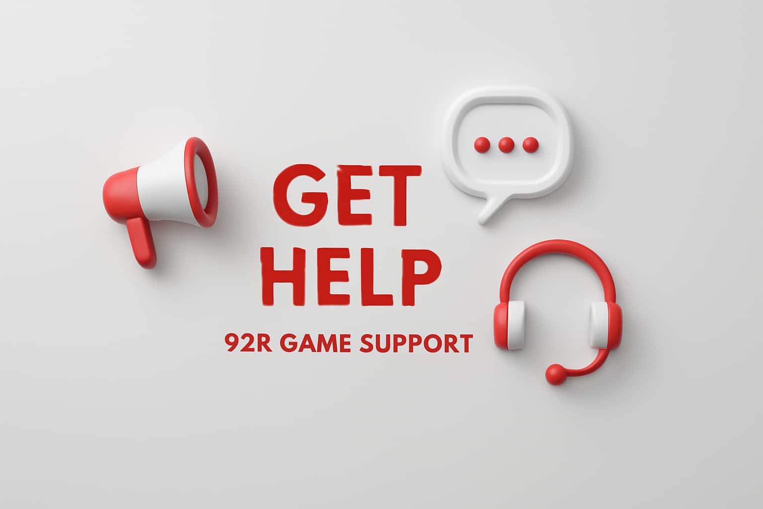 Get Help - 92R Game Support Interface