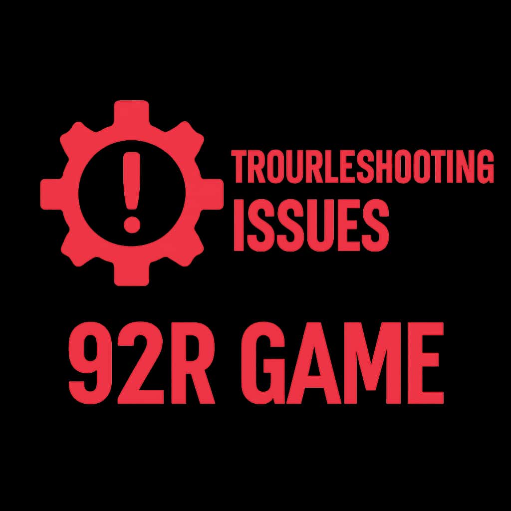 Icon representing assistance for Troubleshooting 92R Game Issues.